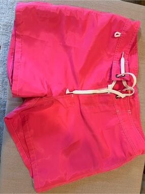 Bright Pink Sundek men swim Shorts with mesh inside